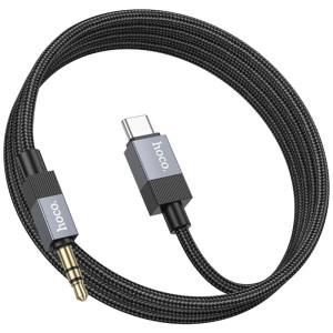 Аудіо кабель Aux Hoco UPA32B Clever digital (Type-C to AUX 3.5mm) (1m)