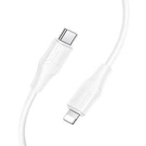 Дата кабель Hoco X124 Bien silicone Type-C to Lightning 27W (1m)