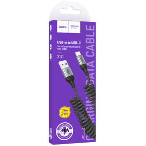 Дата кабель Hoco X121 Nuevo USB to Type-C 3A (1.5m) – Чорний