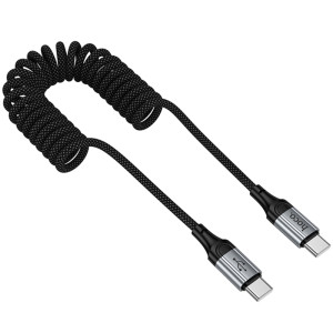 Дата кабель Hoco X121 Nuevo Type-C to Type-C 60W (1.5m) – Чорний