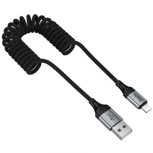 Дата кабель Hoco X121 Nuevo USB to Lightning 2.4A (1.5m) – Чорний