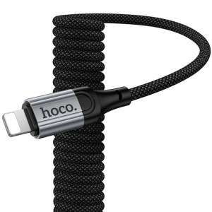 Дата кабель Hoco X121 Nuevo USB to Lightning 2.4A (1.5m) – Чорний