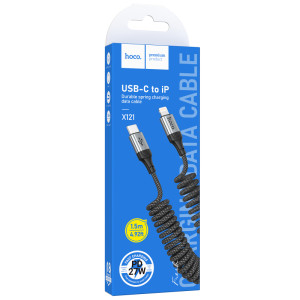 Дата кабель Hoco X121 Nuevo Type-C to Lightning 27W (1.5m) – Чорний