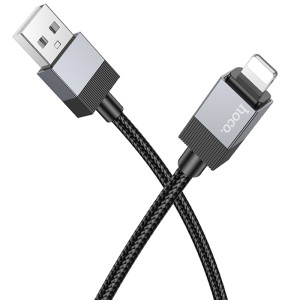 Дата кабель Hoco X110 Honorific USB to Lightning 2.4A (1m) – Чорний