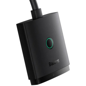 Переходник HUB Baseus AirJoy Series 2in1 HDMI to HDMI/HDMI (B01331105) – Черный