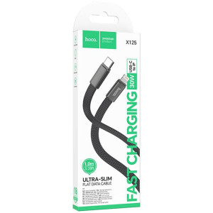 Дата кабель Hoco X125 Exceso Type-C to Lightning 30W (1m) – Черный