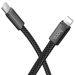 Дата кабель Hoco X125 Exceso Type-C to Lightning 30W (1m) – Черный
