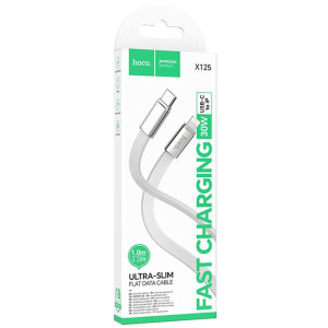Дата кабель Hoco X125 Exceso Type-C to Lightning 30W (1m) – Белый