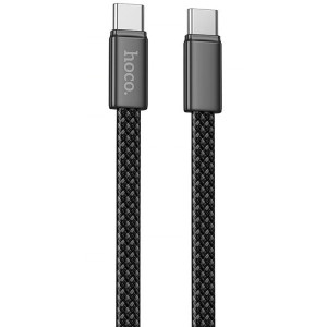 Дата кабель Hoco X125 Exceso Type-C to Type-C 60W (1m) – Черный