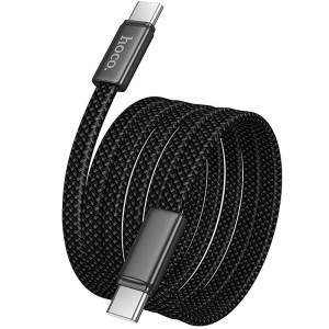 Дата кабель Hoco X125 Exceso Type-C to Type-C 60W (1m) – Черный