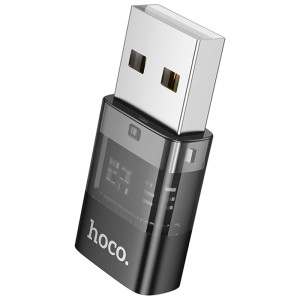Перехідник Hoco UA36C USB male to Type-C female USB2.0 – Чорний