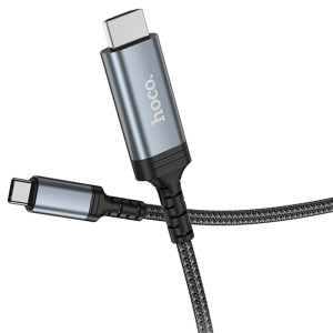 Перехідник Hoco UA43 Type-C to HDTV HD (1.8m) – Сірий