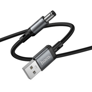 Кабель живлення для роутера/модема Hoco X129 Advantage USB-DC 5V (1m) – Чорний
