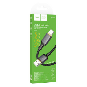 Дата кабель Hoco X128 Benefit USB to Type-C 36W (1m) – Чорний