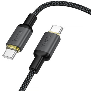 Дата кабель Hoco X128 Benefit Type-C to Type-C 60W (1m) – Чорний