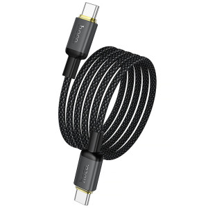 Дата кабель Hoco X128 Benefit Type-C to Type-C 60W (1m) – Чорний