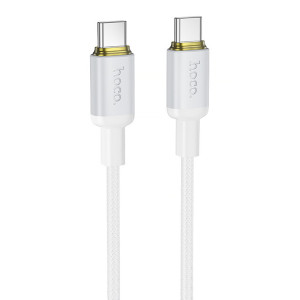 Дата кабель Hoco X128 Benefit Type-C to Type-C 60W (1m) – Білий