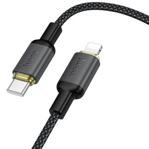 Дата кабель Hoco X128 Benefit Type-C to Lightning 30W (1m) – Черный
