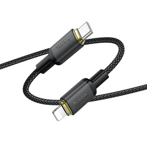 Дата кабель Hoco X128 Benefit Type-C to Lightning 30W (1m) – Черный