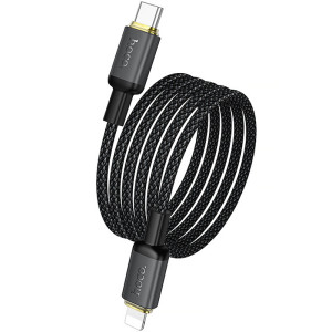 Дата кабель Hoco X128 Benefit Type-C to Lightning 30W (1m) – Черный