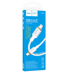 Дата кабель Hoco X128 Benefit Type-C to Lightning 30W (1m) – Белый