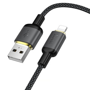 Дата кабель Hoco X128 Benefit USB to Lightning 12W (1m) – Черный