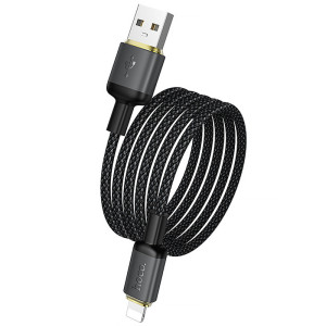 Дата кабель Hoco X128 Benefit USB to Lightning 12W (1m) – Черный