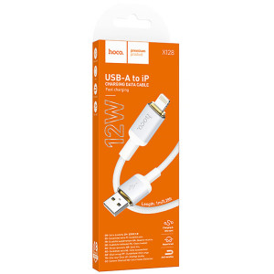 Дата кабель Hoco X128 Benefit USB to Lightning 12W (1m) – Белый