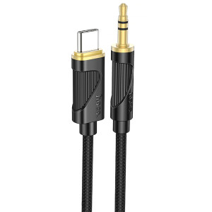 Аудио кабель Aux Hoco UPA30 Friend (Type-C to AUX 3.5mm) (1m)