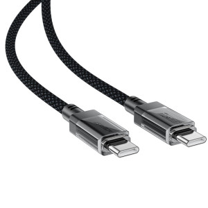 Дата кабель Acefast C12-03 Type-C to Type-C 60W (1.2m) – Черный