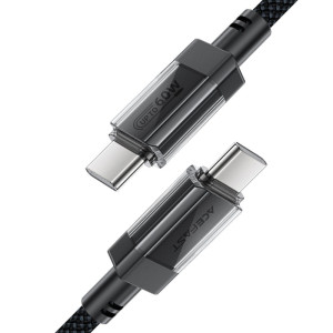 Дата кабель Acefast C12-03 Type-C to Type-C 60W (1.2m) – Черный