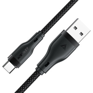 Дата кабель Acefast C8-04 USB to Type-C 3A (1.2m) – Черный
