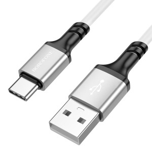 Дата кабель Borofone BX83 Famous USB to Type-C 3A (1m) – Білий
