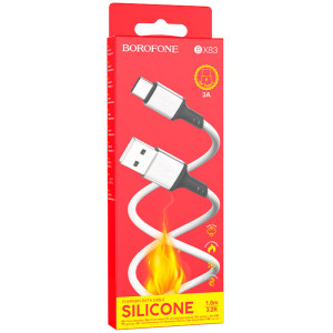 Дата кабель Borofone BX83 Famous USB to Type-C 3A (1m) – Білий
