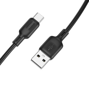 Дата кабель Borofone BX113 Lenny USB to Type-C 3A (1m) – Чорний