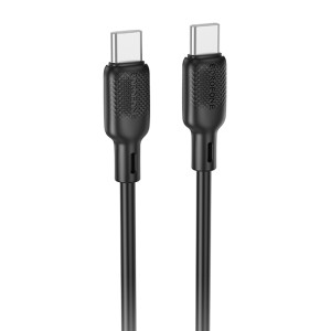 Дата кабель Borofone BX113 Lenny Type-C to Type-C 60W (1m)