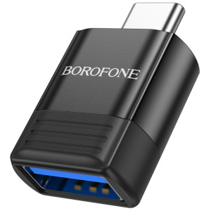 Перехідник Borofone BV18 Type-C male to USB female 3.0