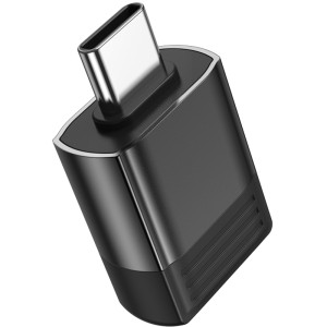 Перехідник Borofone BV18 Type-C male to USB female 3.0 – Чорний