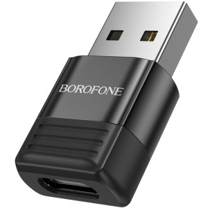 Перехідник Borofone BV18 USB male to Type-C female USB2.0