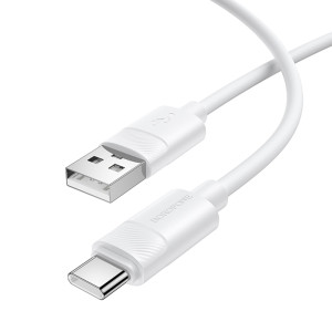 Дата кабель Borofone BX123 Leya USB to Type-C 36W (1m) – Білий
