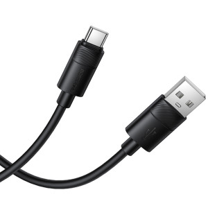 Дата кабель Borofone BX123 Leya USB to Type-C 36W (1m) – Чорний