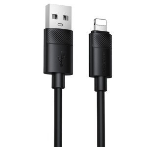 Дата кабель Borofone BX123 Leya USB to Lightning 12W (1m)
