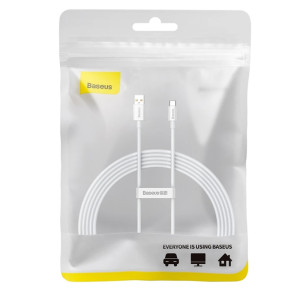 Дата кабель Baseus Superior Series Fast Charging USB to Type-C 100W (2m) (P10320102214) – Белый