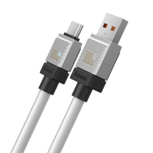 Дата кабель Baseus CoolPlay Series USB to Type-C 100W (1m) (CAKW00060) – Білий