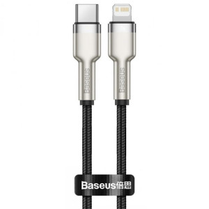 Дата кабель Baseus Cafule Series Metal Type-C to Lightning PD 20W (0.25m) (CATLJK-0)