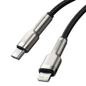 Дата кабель Baseus Cafule Series Metal Type-C to Lightning PD 20W (0.25m) (CATLJK-0) – Чорний