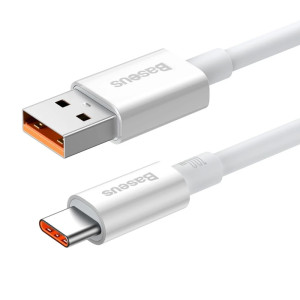 Дата кабель Baseus Superior Series Fast Charging USB to Type-C 100W (1m) (P10320102) – Белый