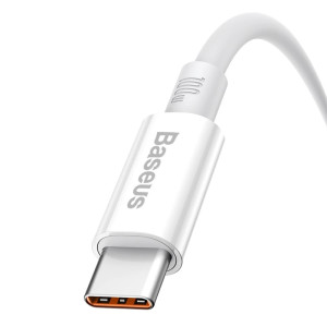 Дата кабель Baseus Superior Series Fast Charging USB to Type-C 100W (1m) (P10320102) – Белый