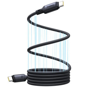 Дата кабель Baseus PicoGo Type-C to Type-C 240W (1m) (E04233) – Чорний