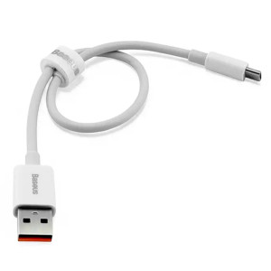 Дата кабель Baseus Superior Series Fast Charging USB to Type-C 100W (0.25m) (P10320102) – Білий